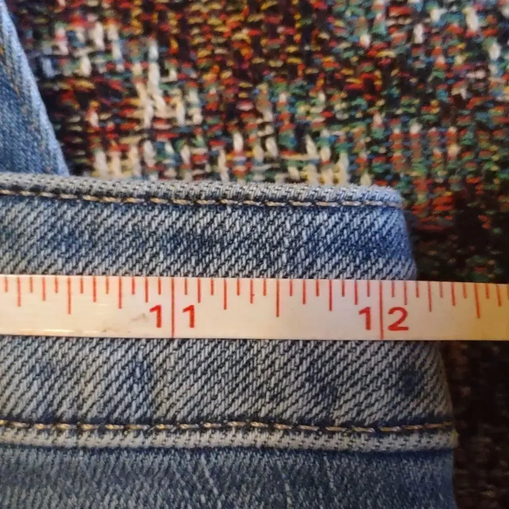 Denim‎ adjustable strap jumper girls size 7-8 red lady bug applique back pockets